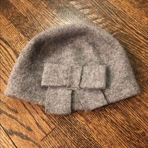 Pins and Needs Bow Beanie